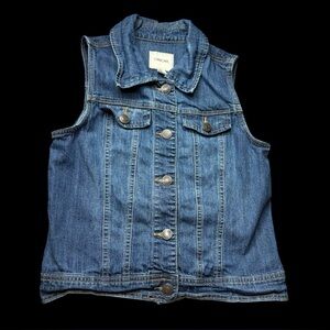 Cherokee Girl’s Denim Vest Size XL 14/16